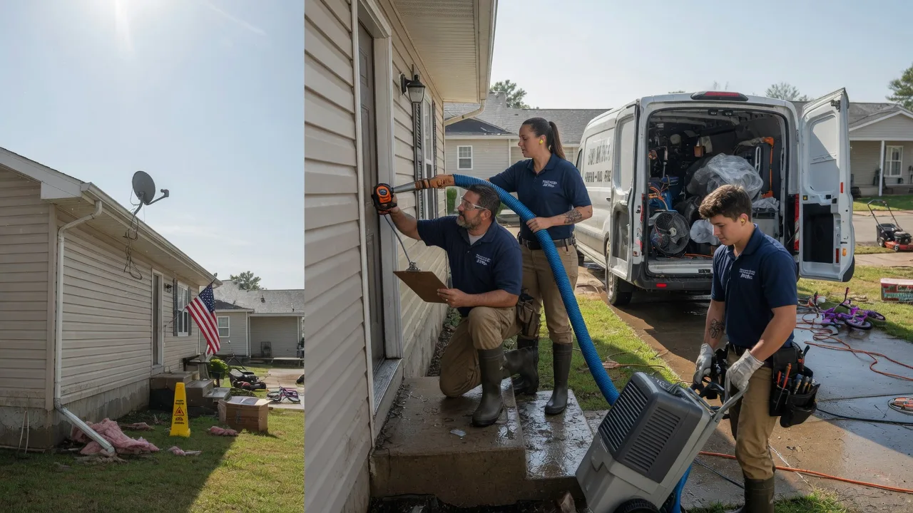 Ceiling Water Damage Restoration in Tracys Landing, MD near me